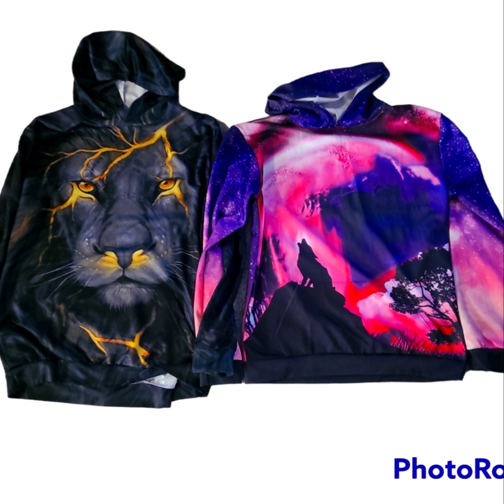2 hoodies